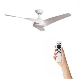 Cool Breeze Plafondventilator Ebba Zonder Verlichting - Ø132cm - 6 Snelheden - Afstandsbediening - Wit