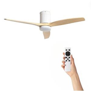 Cool Breeze Plafondventilator William Met Verlichting - Ø132cm - 6 Snelheden - Afstandsbediening - Wit