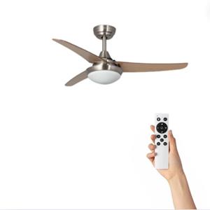 Ventiluxe Plafondventilator Katja Met Verlichting - Ø107cm - 6 Snelheden- Afstandsbediening - Zilver