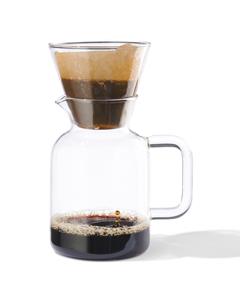 HEMA Koffiekan Met Filter Koffiebinkie Glas 600ml