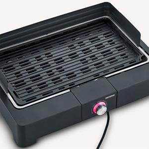 SEVERIN Tischgrill PG 8567, mit Grillplatte, schwarz