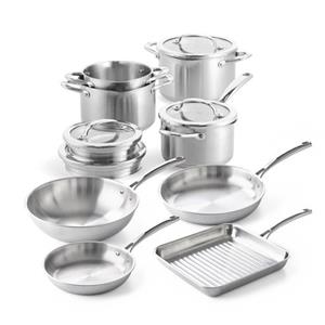 BK Cookware BK Twist voordeel Pannenset RVS edelstaal 8 delig