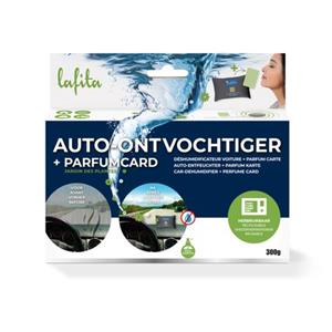 Lafita Auto Vochtvanger - 400 Gram - Met Parfumkaart Jardin Des Plantes - Herbruikbaar