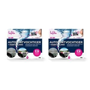 Lafita Auto Vochtvanger - 2 Stuks - 400 Gram - Met 2x Parfumkaart Notre Dame - Herbruikbaar