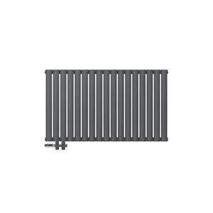 LuxeBath Ml-design Ovale Double Layer Radiator - Niet-elektrisch - 1020 X 600 Mm - Antraciet