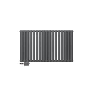 LuxeBath Ml-design Ovale Dubbellaagse Designradiator - Niet-elektrisch - 1020x600 Mm - Antraciet