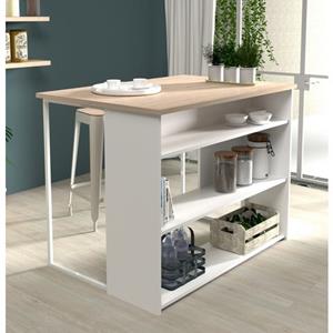 Parisot Buffet-Set "Socool 12" Weiß  Jackson Eiche