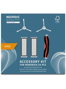 Nordic Quality Robotstofzuiger 5 Pcs Kit for Roborock