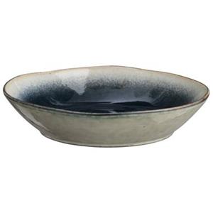 Leen Bakker Pastabord Dorean blauw stoneware Ø23 cm