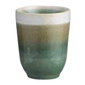 Leen Bakker Mok Fia turquoise stoneware 10xØ8 cm