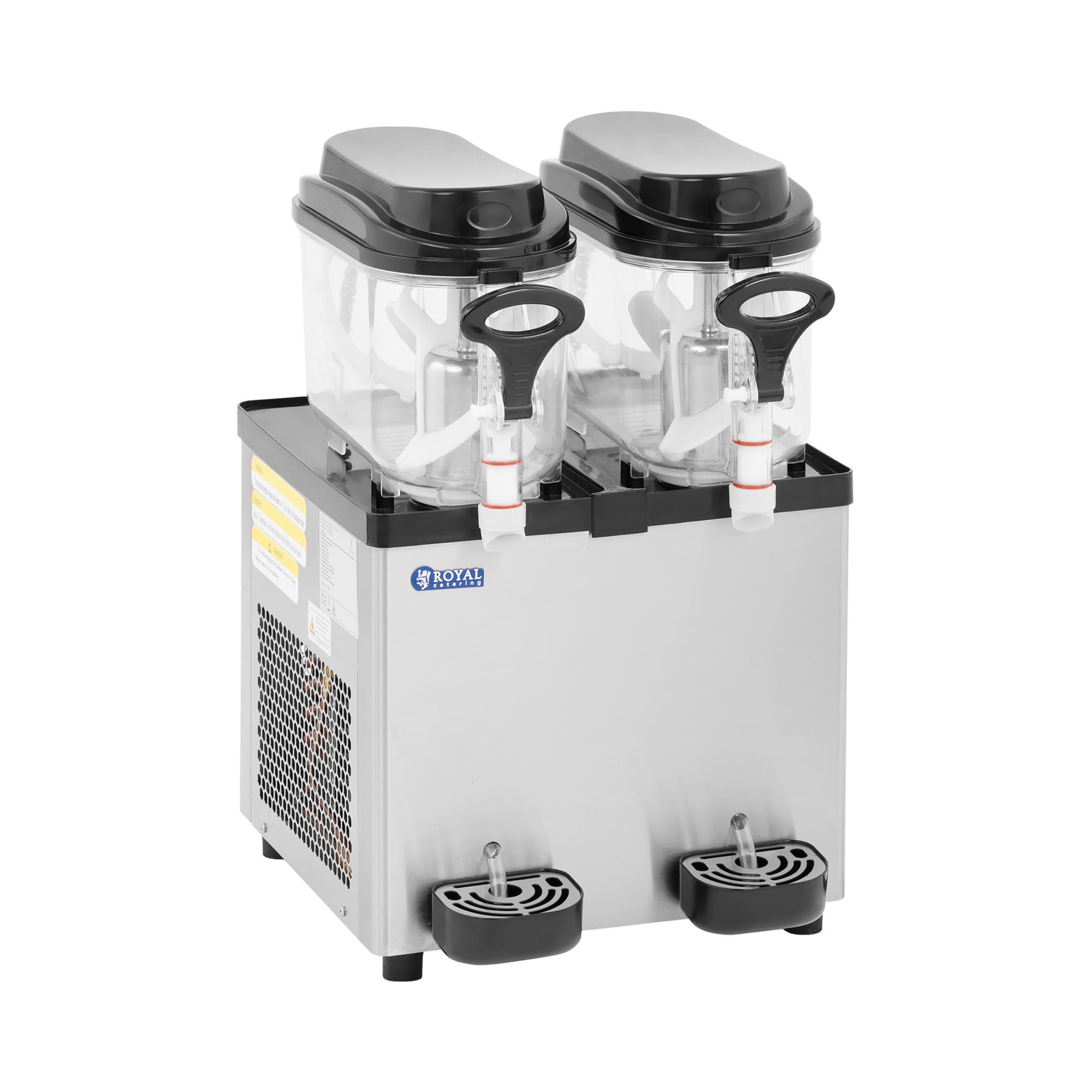 Royal Catering Slushmachine - 2 x 6 l - digitaal bedieningspaneel - 