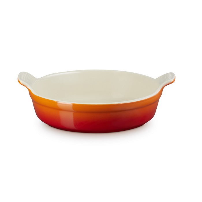 LE CREUSET  Aardewerk - Ovenschaal 24cm oranje