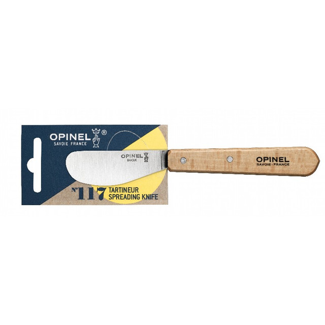 OPINEL  N.117 - Botermesje 7cm glad Naturel