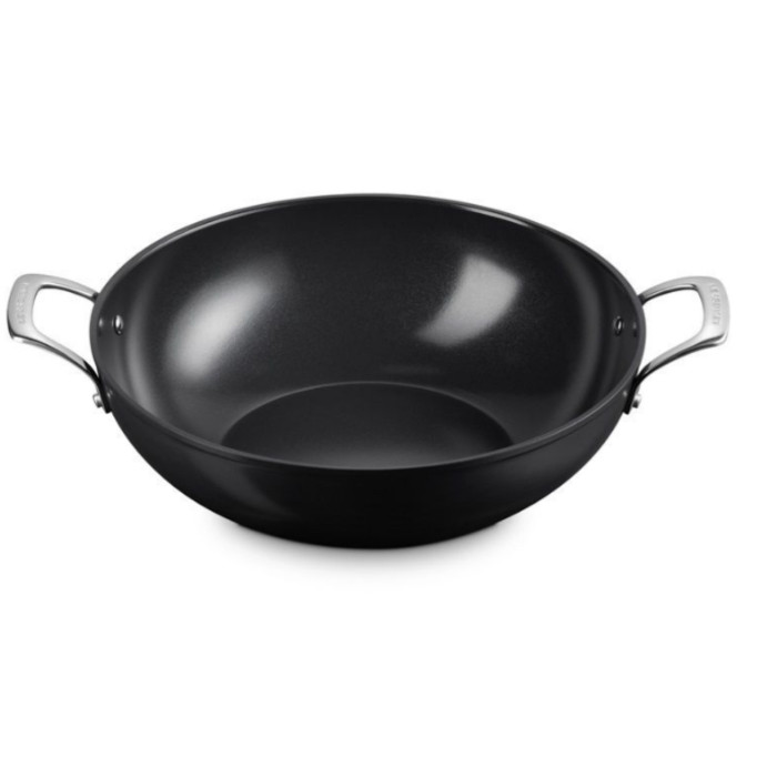 LE CREUSET  Essential Non-Stick Ceramic - Wokpan 32cm 2 grepen 6,0l