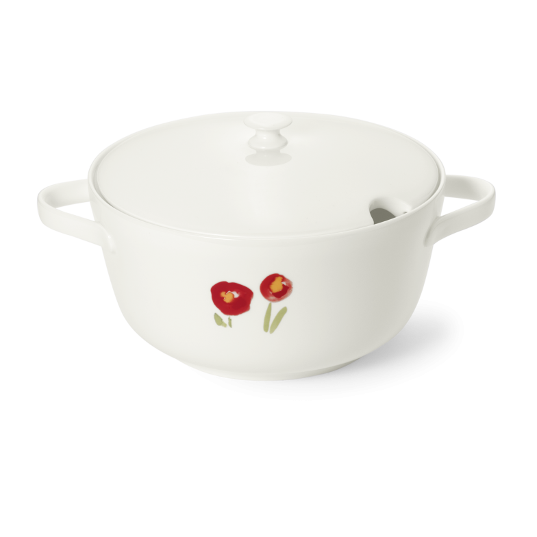 DIBBERN  Impression Red Poppy Classic - Soepterrine 2,95l