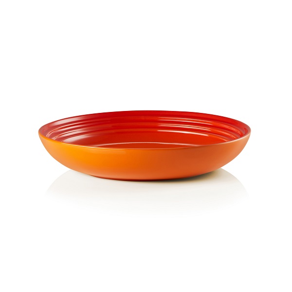 LE CREUSET  Vancouver - Diep bord 22cm Oranjerood