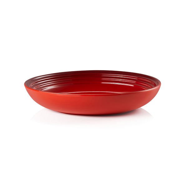 LE CREUSET  Vancouver - Diep bord 22cm Kersenrood