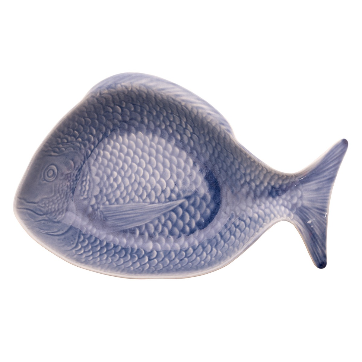 POINT-VIRGULE  Seafood - Diepe vissschaal 45x25cm blauw