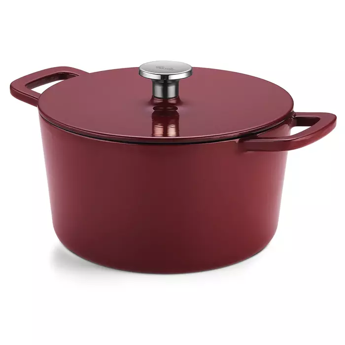 Fissler Moments braadpan - Gietijzer - Burgundy Red - Ø 24cm