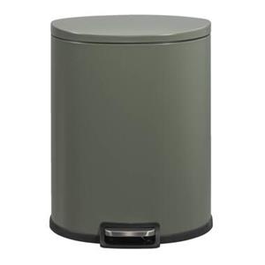 Leen Bakker Pedaalemmer Flatback - 50 liter - zwart - 64x48,5x36,8 cm