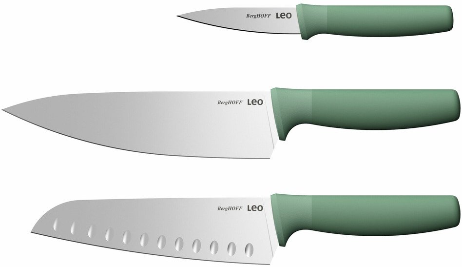 BergHOFF Leo Recycled 3-Delige Messenset | Keukenmessen | 5413821366791