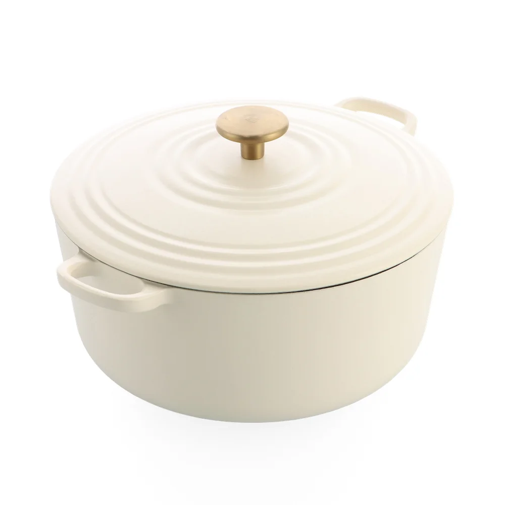 BK Cookware Bourgogne braadpan Cream White 28cm