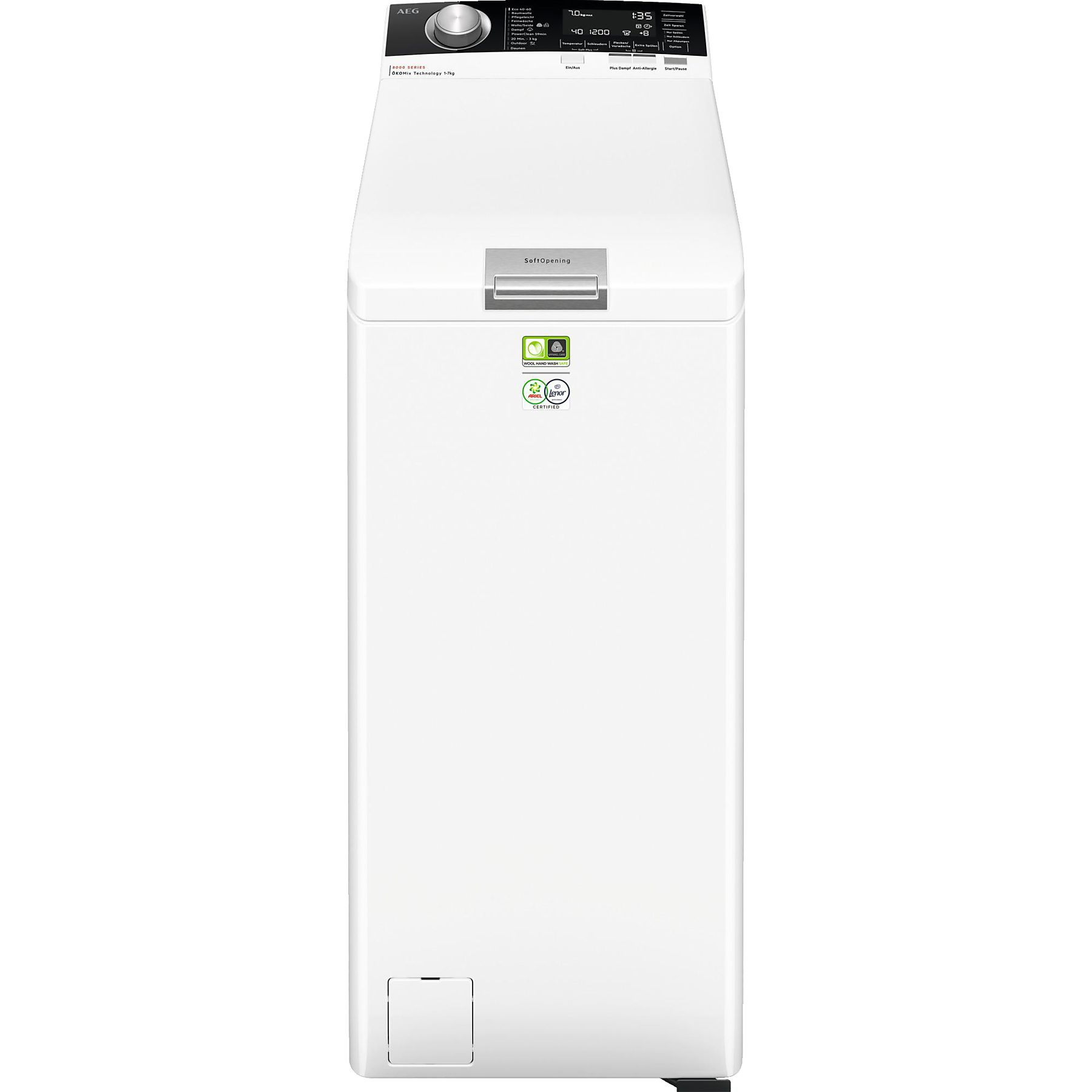 AEG LTR8A80370 Bovenlader wasmachine