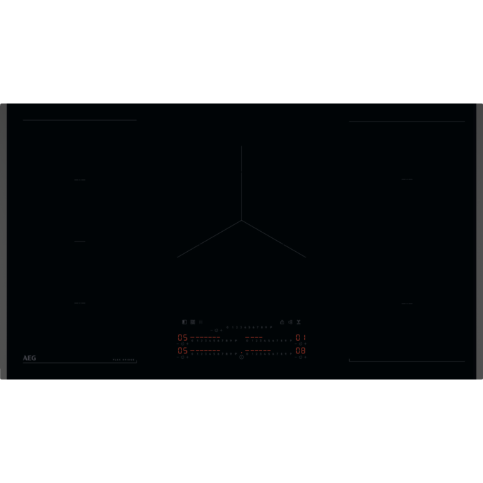 AEG 6000 Flex Bridge inductie 90 cm NIK95I00FB