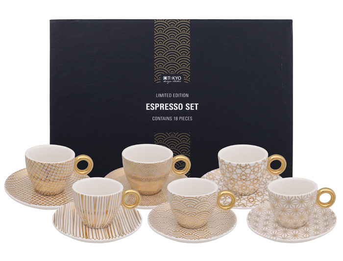 Tokyo Design Studio Gouden Espresso Set Nippon  - set (18)