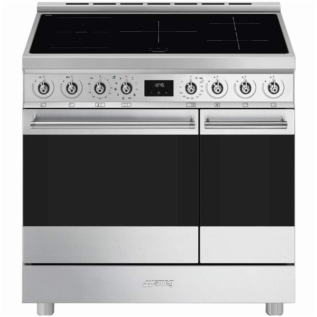 Smeg C92IPX2 Inductie fornuis Grijs