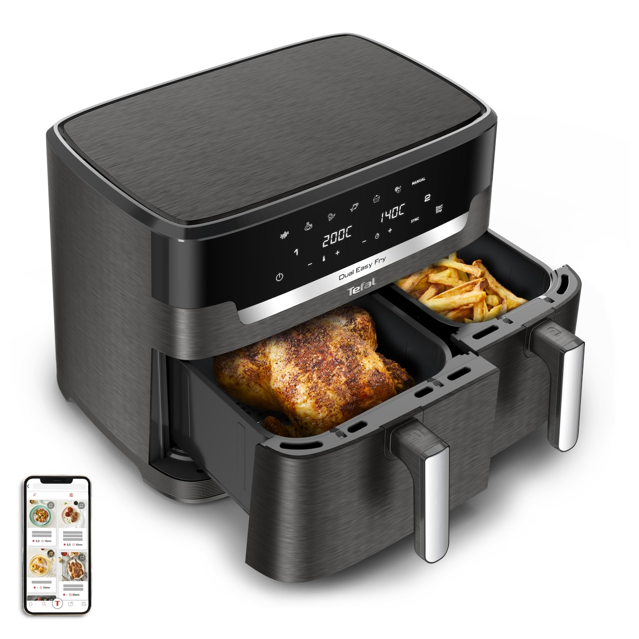 Tefal EY942H Airfryer Grijs