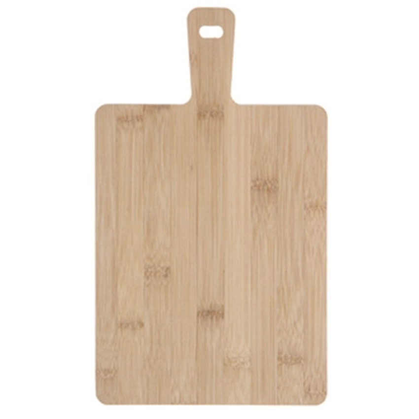 Alessandro Snijplank/serveerplank bamboe hout - met handvat - 33 x 19 x 1 cm - keuken borrelplank/tapasplank -