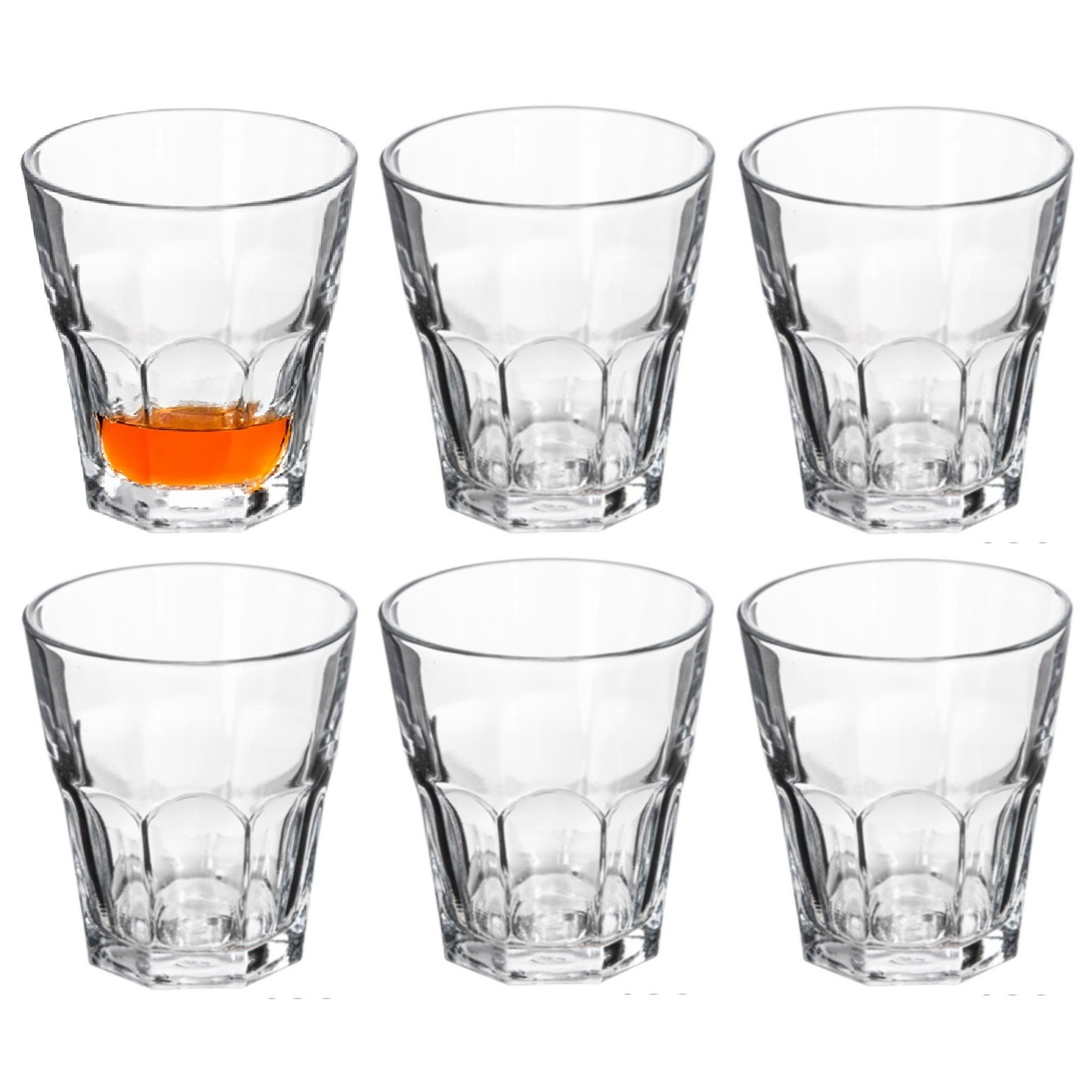 Alessandro Waterglas Casablanco - 180 ml - 6x- drinkglazen - 8 x 8,5cm -