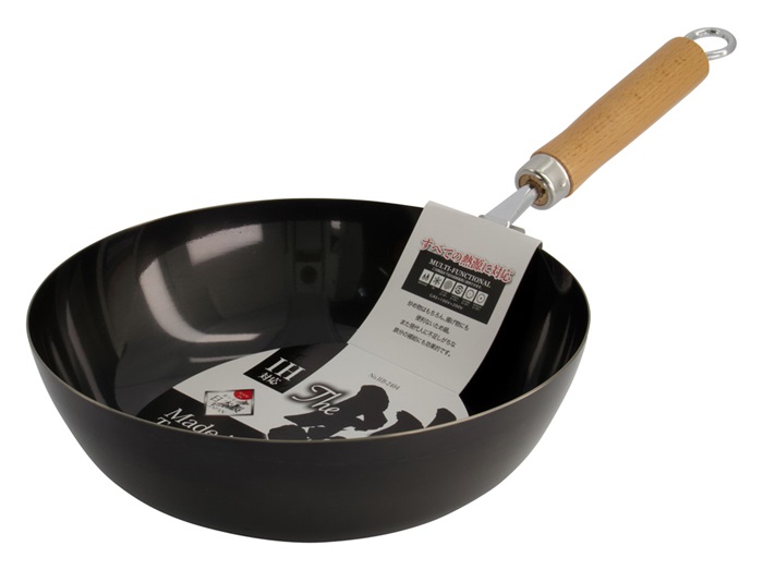 Tokyo Design Studio  Kitchen Iron - Wok Itame Pan 24cm - 25,5x49x18cm