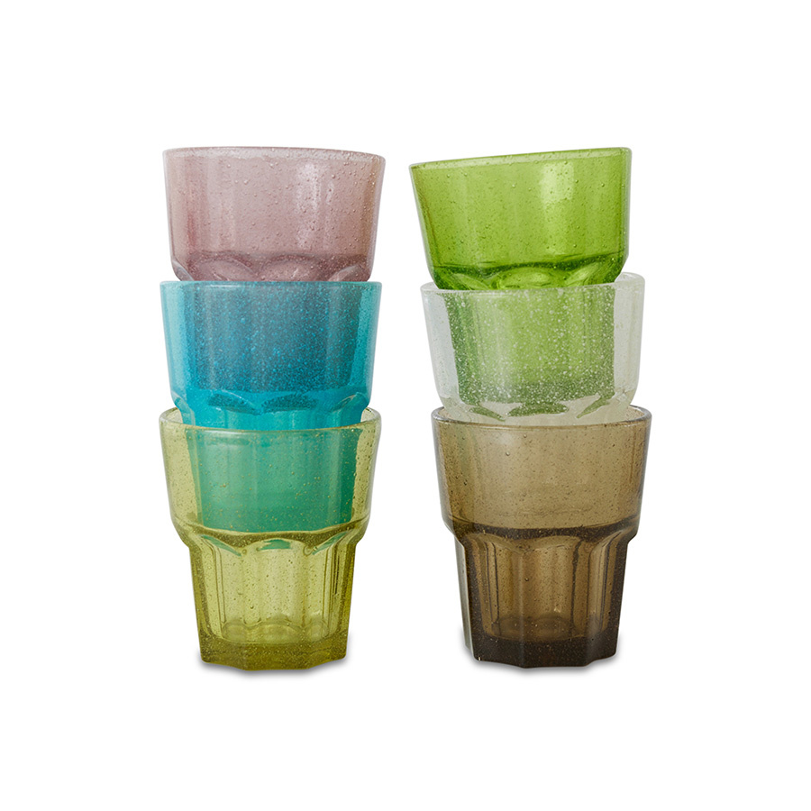 HKLIVING-collectie Waterglazen - set van 6