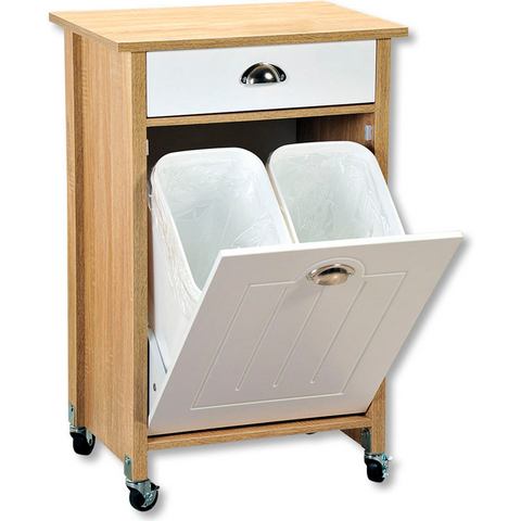 KESPER for kitchen & home Keukentrolley Rollwagen inclusief prullenbak