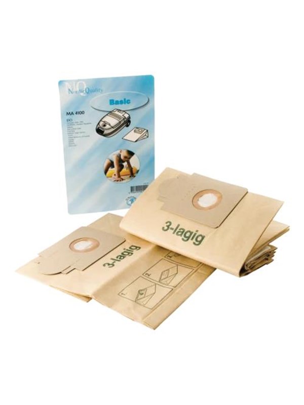 Nordic Quality MMA 4100 Vacuum Cleaner Bags 5 Pcs + 1 Filter