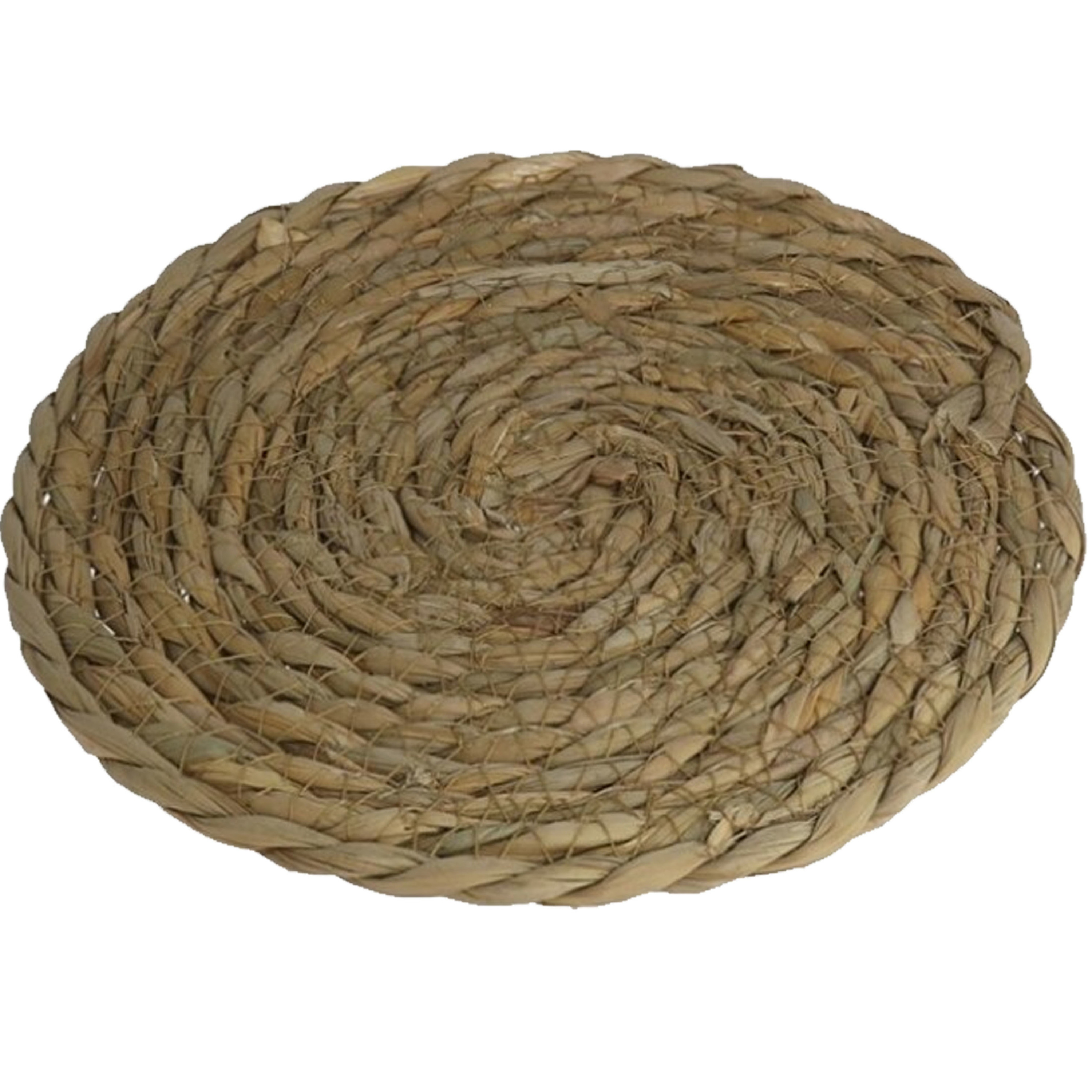 Gerimport Pannenonderzetter - hittebestendig - zeegras - rond - 20 cm -