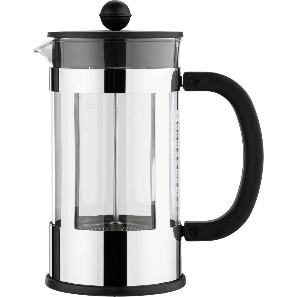 Bodum BRS/INX PRESS KENYA Cafetière Transparant, Zwart Capaciteit koppen: 8