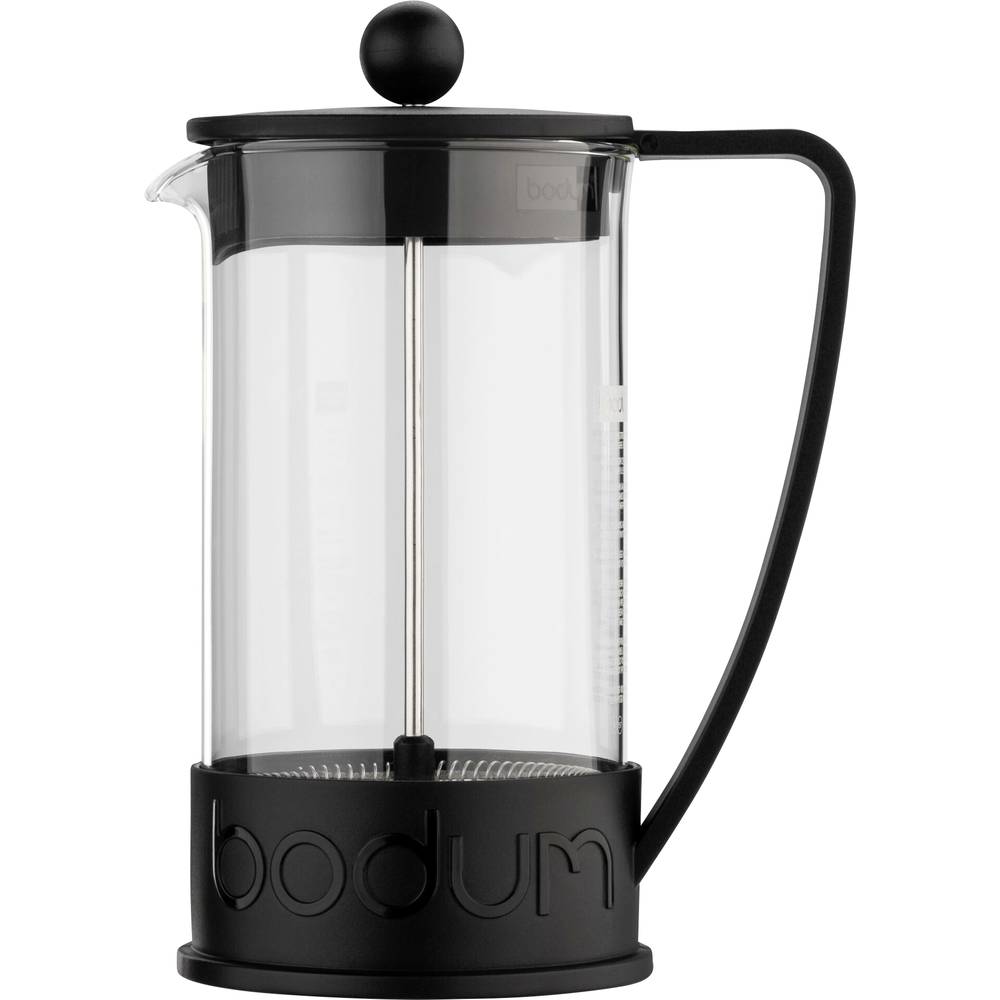 Bodum PRESS BRAZIL Cafetière Transparant, Zwart Capaciteit koppen: 8