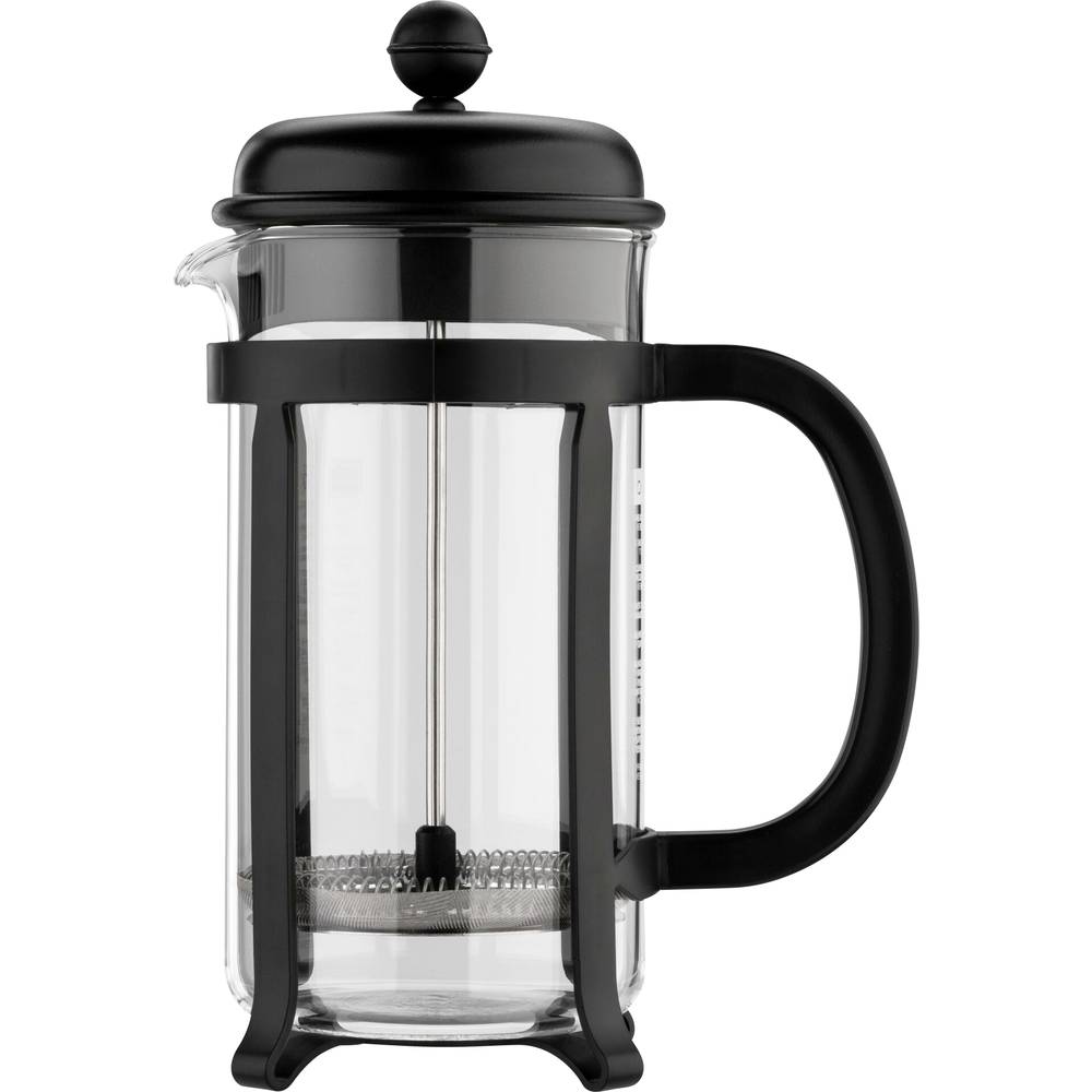 Bodum PRESS JAVA Cafetière Transparant, Zwart Capaciteit koppen: 8