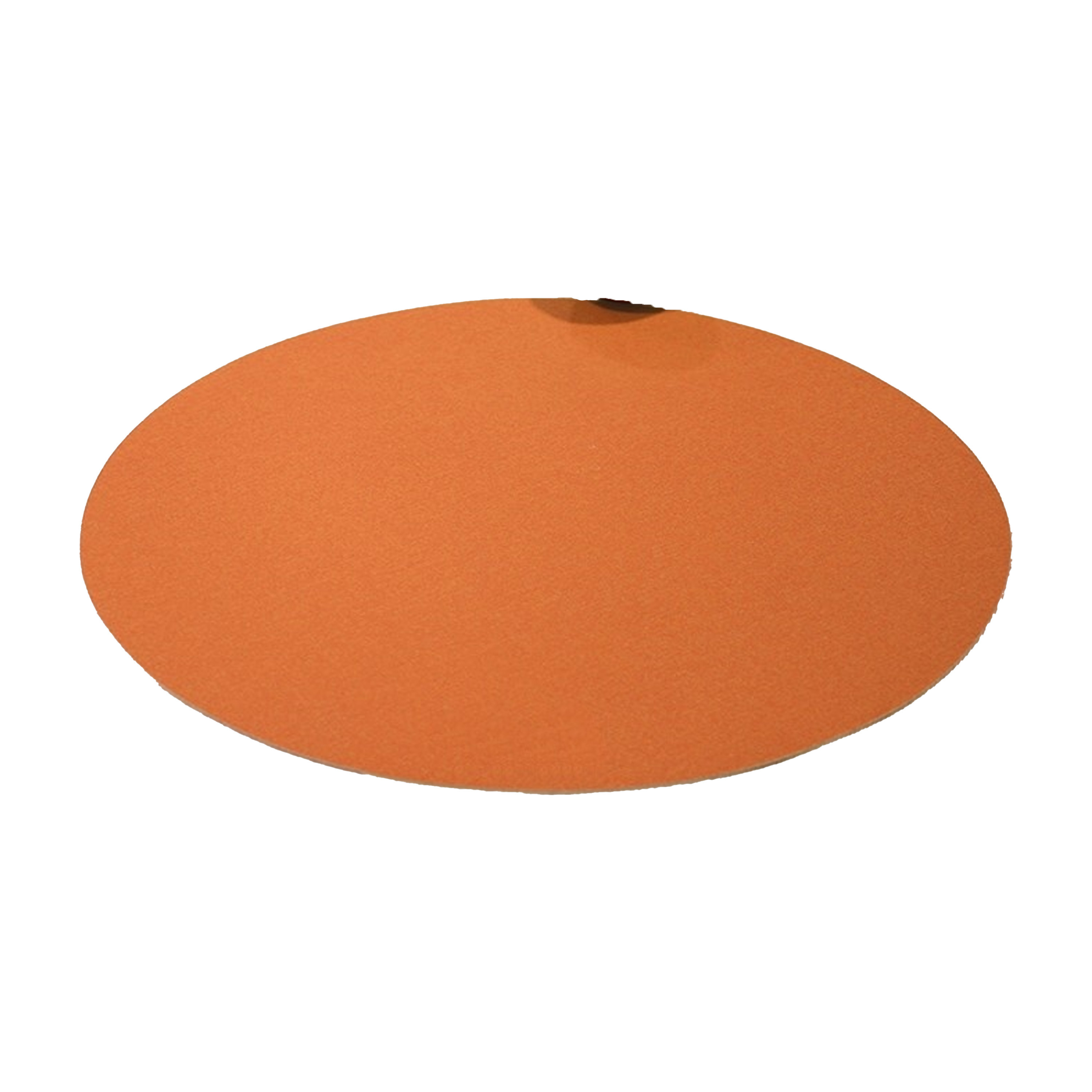 Wicotex Placemats Uni - oranje - rond 38cm - Teflon coating -