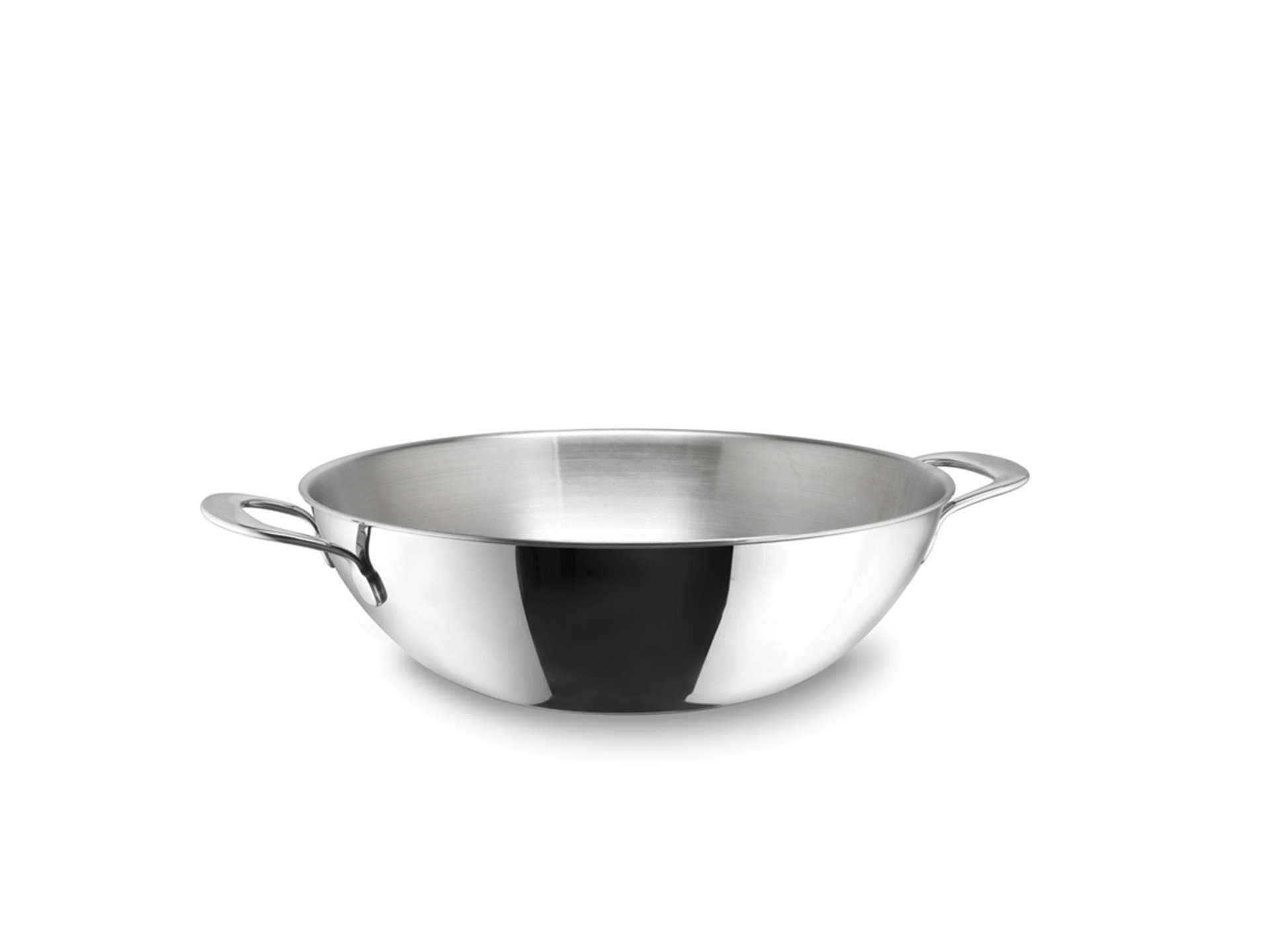 Habonne Avance Wok - 30 cm - RVS - met glasdeksel