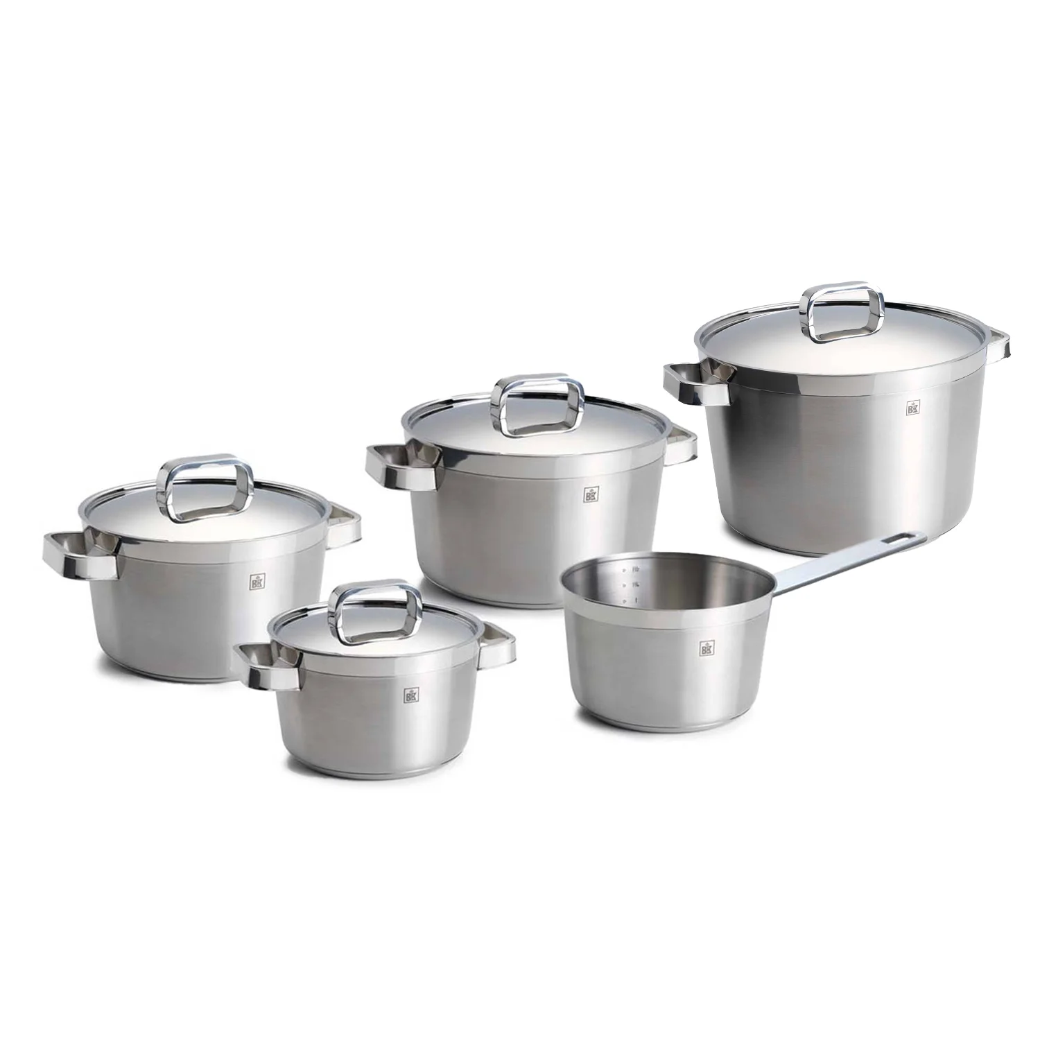 BK Cookware Conical profi Kookpannenset - 5 delig - RVS