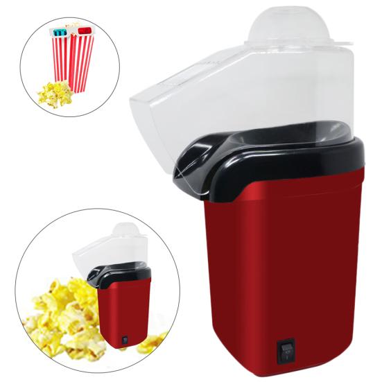 Deyishenghuo Draagbare 1200W Popper Home Mini Popcorn Maker DIY Corn Popping Elektrische Machine rood