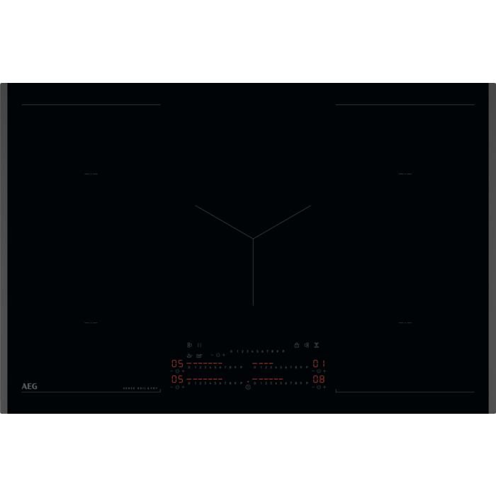 AEG 8000 Sense Boil+Fry - inductie 80 cm NIK85M30FB