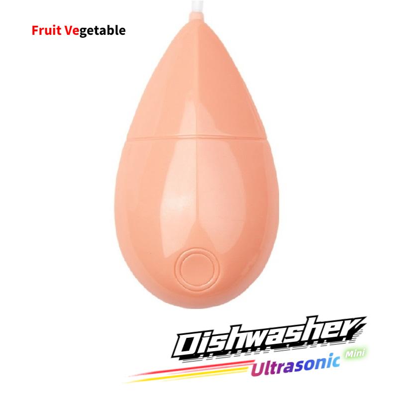 XK&CC Huishoudelijke Mini Ultrasone Vaatwasser Draagbare Multifunctionele Fruit Groente Schone Machine roze