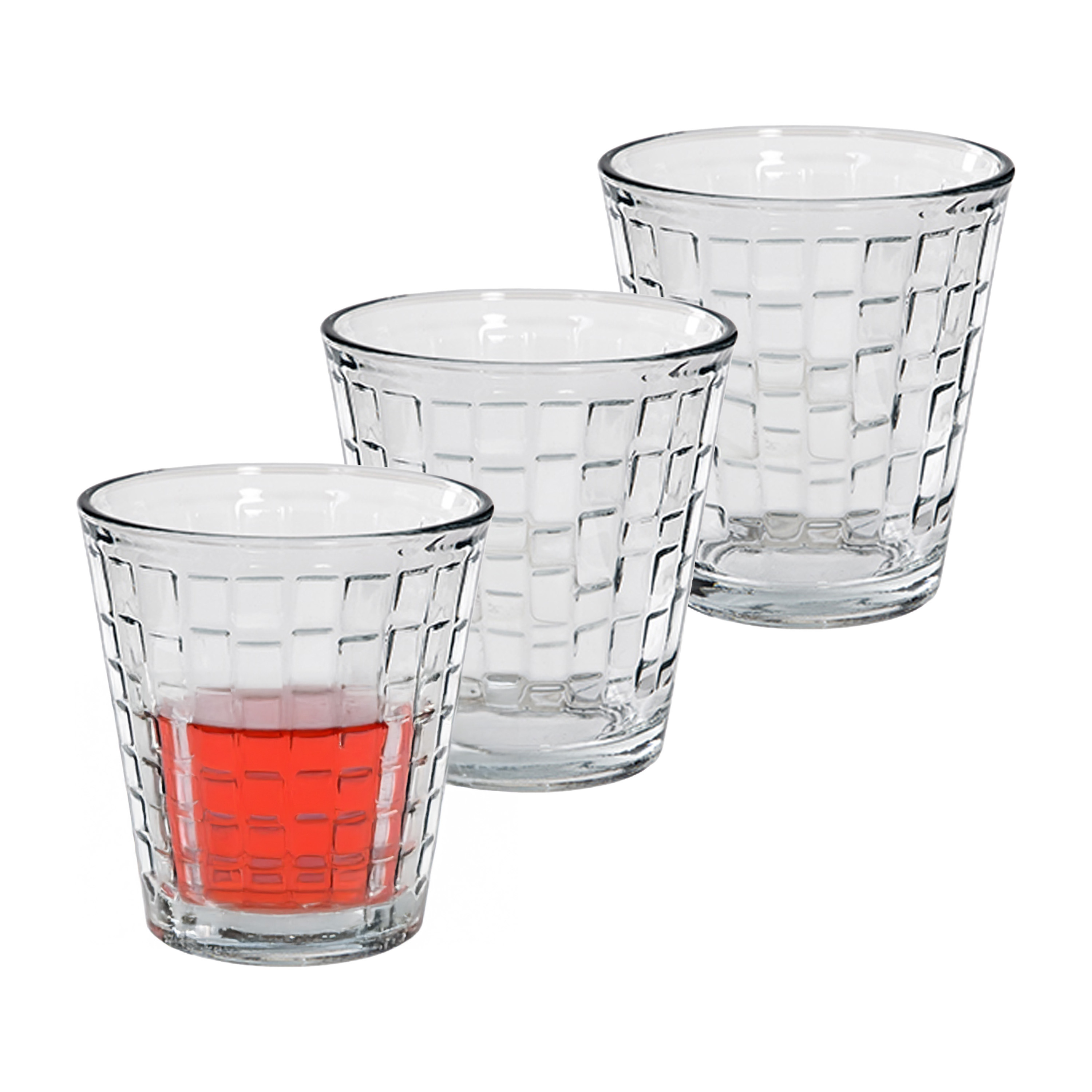 Alessandro Drinkglazen Marsella - 3x stuks - glas - 230 ml -