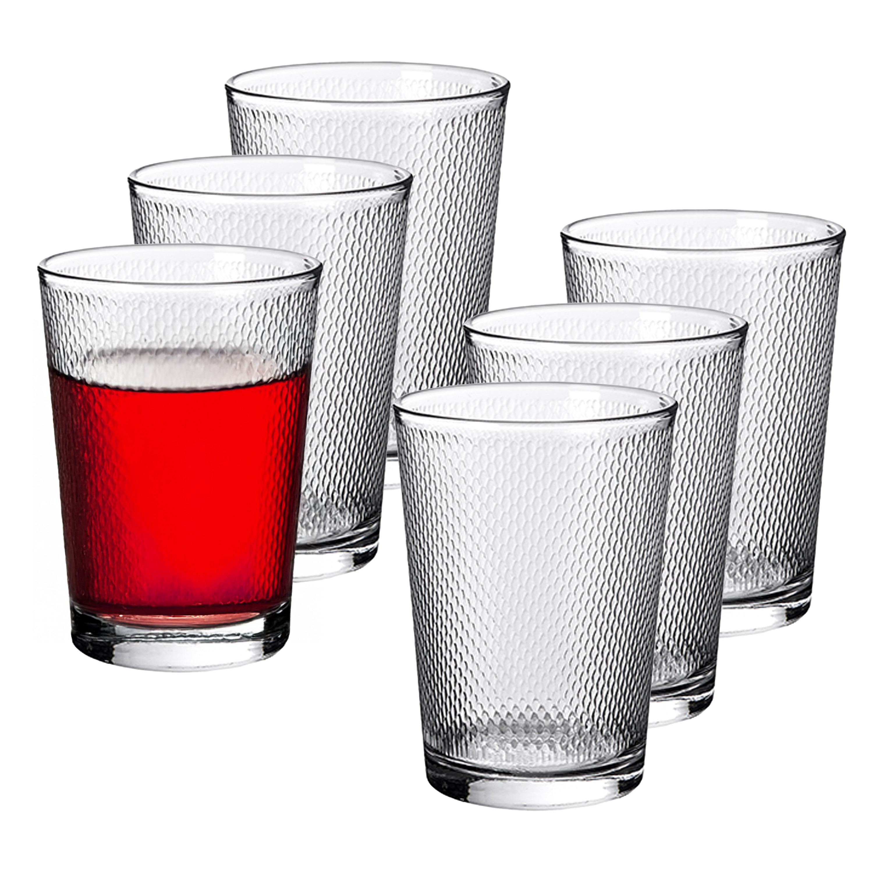 Alessandro Drinkglazen Diamante - 6x stuks - glas - 500 ml -