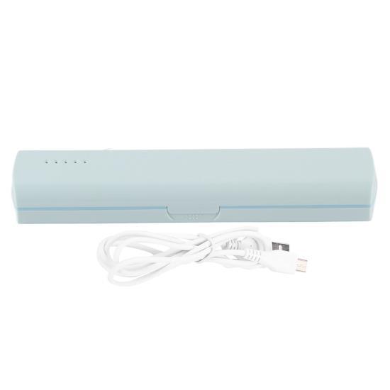 Medical & Dental USB / Batterij Opladen Antibacteria UV Licht Draagbare Tandenborstel Sterilisator Reiniger Blauw